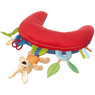 Sigikid 42153 - Aktiv-Spielhörnchen, Spielkissen zum Fühlen und Entdecken