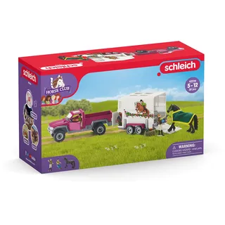 Schleich 42346 Horse Club Spielset »Pick-up mit Pferdeanhänger«