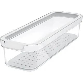 Rotho Frischhaltedose transparent weiß 28,2 cm 1,15 l