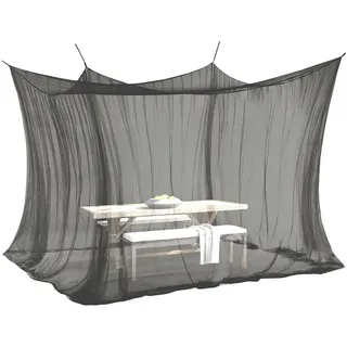 elegancio Moskitonetz XXL schwarz 300 x 300 x 250 cm
