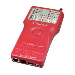 Logilink Kabeltester 5-in1 mit Remote Einheit