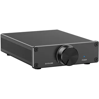 Mini Verstärker,300W×2 Stereo HiFi Verstärker mit TPA3255 Amp Chip & Austauschbare Op-Amps, Innovatives Wärmeabfuhrdesign,Audio Verstärker Class D mit Lautstärkeregelung,mit 32-V-Stromversorgung