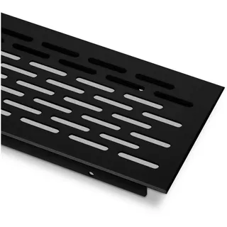 SO-Tech SOTECH Lüftungsgitter Lochung Oval schwarz eloxiert 250 mm