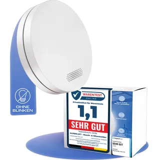 Rauch- & Hitzemelder funkvernetzt - mit 10-Jahres-Batterie - 1er