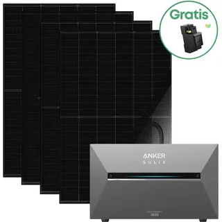 Balkonkraftwerk 2000W mit Speicher Anker SOLIX 3 Pro – Set