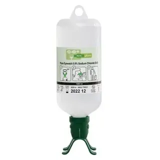 Plum Augenspülung DUO sterile NaCl, Augenspülflasche, 1000ml