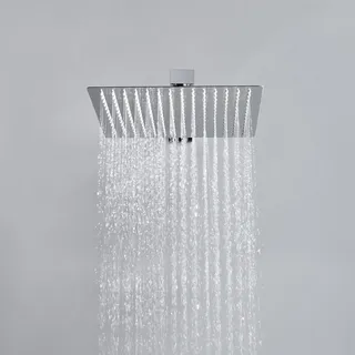 JOHO 304 Kopfbrause Duschkopf Regendusche Einbauduschkopf 20x20cm