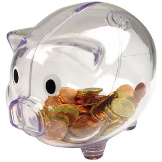 MacMa Sparschwein / Farbe: transparent klar