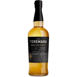 Teremana Añejo Premium Tequila – 100% Blaue Weber Agave – The Rock’s Small Batch mexikanischer Tequila – 40% Vol., 0,7 l – Gereift in Eichenfässern – Warme Eiche & Vanille – Von Hand hergestellt