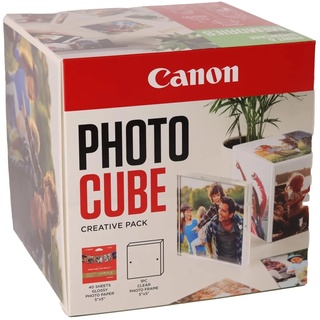 Photo Cube Creative Pack - PP-201 Glossy II Photo Paper 5x5" 40 Blatt (2311B078)