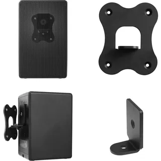 EUGOOCX Lautsprecher-Wandhalterung für Samsung Wireless Hecklautsprecher SWA-9500S, Heimkino-Surround-Lautsprecher-Halterung, kompatibel mit SWA-9500S/XY SWA-9500S/XZ (Schwarz, 2 Stück)