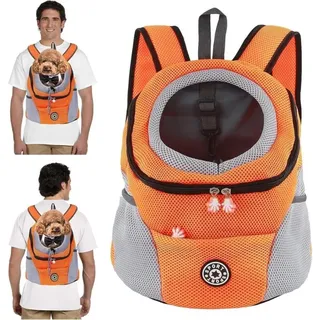 Hundetrage-rucksack, Atmungsaktiver, Verstellbarer Hunde- Und Katzenrucksack Mit Wasserdichtem Boden, Gepolsterter Schultergurt, Faltbarer Reise-hunderucksack, Sicherheitshaken, L - Lablanc