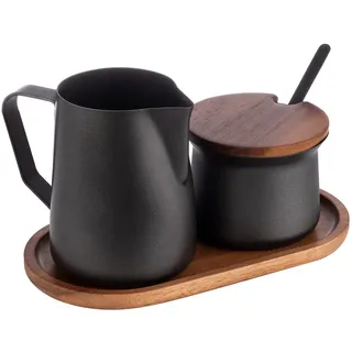 APS Milch- und Zucker-Set Miluro schwarz, 1 St.