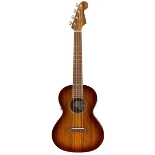 Fender Rincon Tenor Ukulele, Walnut Fingerboard, in Aged Cognac Burst