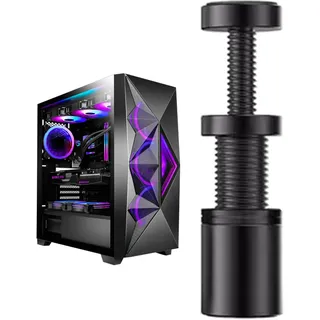 Aznever GPU-Halterung, Teleskop-Schwenkstütze Aus Aluminiumlegierung, Flexibles Anpassungs-Grafikkarten-Support-Tool Für Schulen, Privathäuser, Internetcafés, Büros