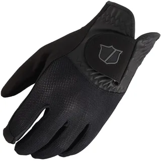 Wilson Rain Golfhandschuhe, wasserdichte Regenhandschuhe, Sicherer Grip, Bequeme Passform, Schnelltrocknend, Schwarz, Größe ML
