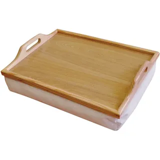 Holztablett Mit Kissen Für Frühstück Im Bett