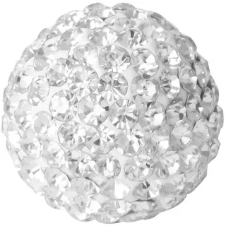 Morella Runder Anhänger Engelsketten (1-tlg), Klangkugel, Ø 16 mm, verschiedene tolle Farben, Zirkonia weiß one size