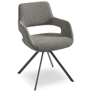 Venjakob Stuhl July Stoff Grau
