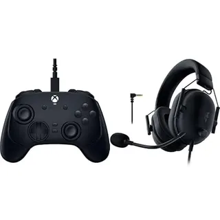 Razer Wolverine V3 Tournament Edition + BlackShark V2 X (Xbox) - (Mecha Tactile Action Buttons, Pro HyperTriggers, 8-Way D-Pad, 3m USB-C Cable) Schwarz