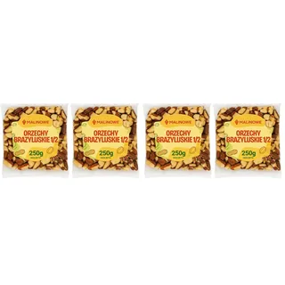 Malinowe halbe Paranüsse natürlich Paranusskerne Premiumqualität 2x250g (Packung mit 2)