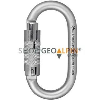 Aliens - Stahlkarabiner - TOTAL OVAL - verzinkt Trilock