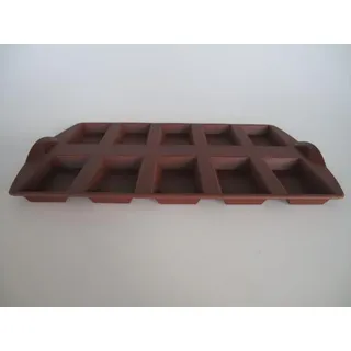 TUPPERWARE Backform TUPPERWARE Silikonform Schokoladenform braun