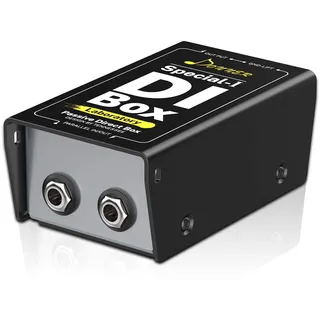 Donner Passive DI Box Professional Passiv DI Box zu symmetrischem und unsymmetrischem XLR (Special-I)