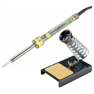 TOOLCRAFT JLS-03 Lötkolben-Set 230 V 60 W Bleistiftform +200 - +450 °C inkl. Ablage