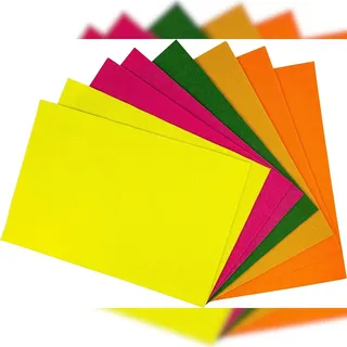 Interdruk Bastelfilz A4 Fluo 8 Blatt