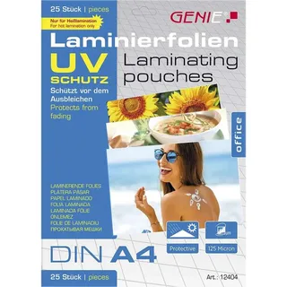 GENIE Laminierfolien glänzend 125 mikron A4