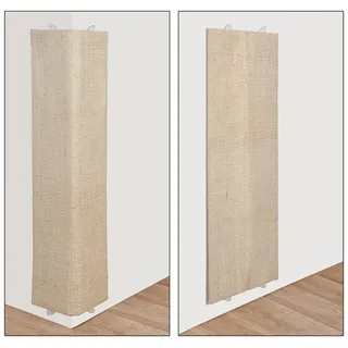 Meinposten HI Katzenkratzbrett Katzen Kratzbrett aus Natursisal 80x28cm beige 49060