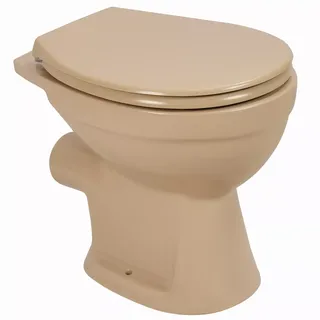 Sanicomfort Stand-WC beige, ohne WC-Sitz