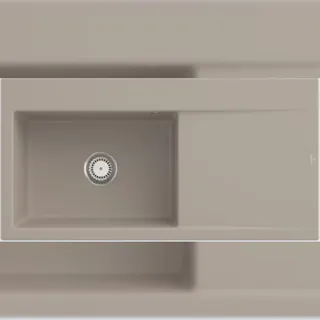 links almond + Handbetätigung