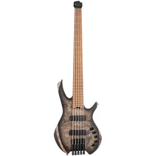 Cort 5 Saiten Headless Space Bass Star Dust Schwarz