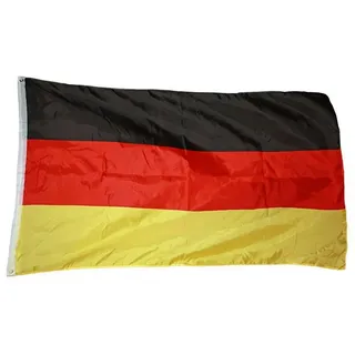 F.I.G. Fahne Flagge Deutschland (90 x 150cm), mit 2 Metallösen bunt