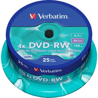 Verbatim DVD-RW 4,7GB 4x 25 St.