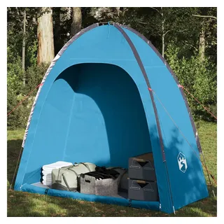 vidaXL Beistellzelt Blau Wasserdicht