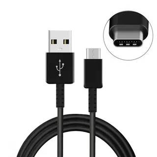Samsung 1,5m USB-A zu USB-C Schnell Ladekabel Datenkabel schwarz