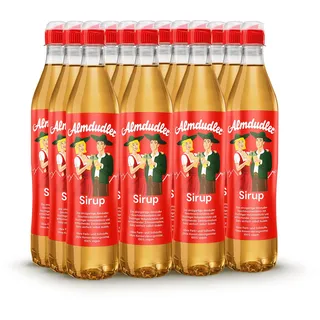 Almdudler Alpenkräuter Sirup – 12 x 700 ml Getränkesirup - ergibt ca. 7 Liter Kräuterlimonade - für Limonade mit Kräutergeschmack