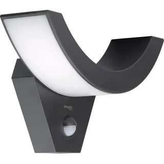 Oktaplex lighting Außenleuchte Kunststoff 14,6 cm inkl. Bewegungsmelder anthrazit