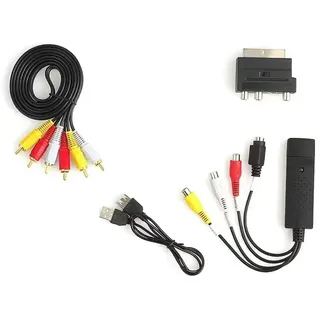 Ailan Mini DV Bandkonverter zu Digital VHS USB Videoaufnahmegerät für XP ABS VHS Digital Konverter Video Grabber VHS