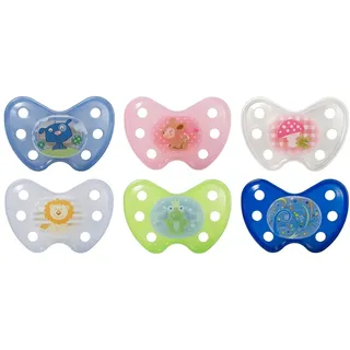 Babynova 22292 Beruhigungs-Sauger "Dentistar", Größe 2 mit Ring, keine Farbauswahl