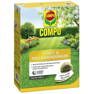 Compo Start- und Rollrasendünger mit Langzeitwirkung 3 kg