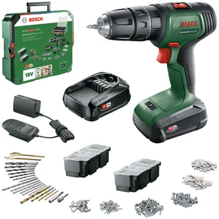Bosch UniversalImpact 18 inkl. 2 x1,5 Ah + Zubehör 241-tlg. + Systembox S