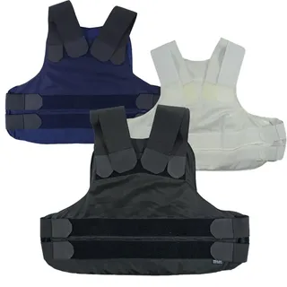 Generisch Polizei Ballistische Schutzweste Mehler + Tasche SK1 (Herren, Weiß, M)