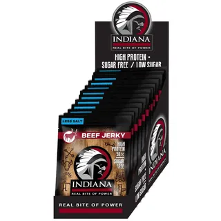 Indiana Jerky Beef Less Salt 15x25 g