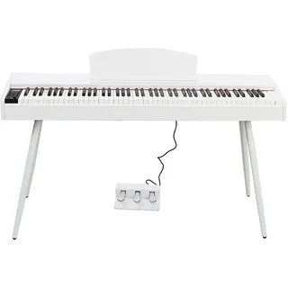Digitalpiano Weißes Piano Stage Klavier Hochglanz Heimklavier