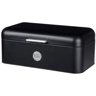 Excellent Houseware Brotkasten Metall schwarz