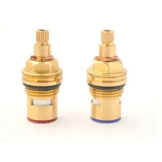 1/2" Keramik-Oberteile Ventiloberteil Innenoberteil Vierteldrehung *beliebtesten Größen zu passen FRANKE* (QC52 (20 Zähne auf kurze Spindellänge 8mm))